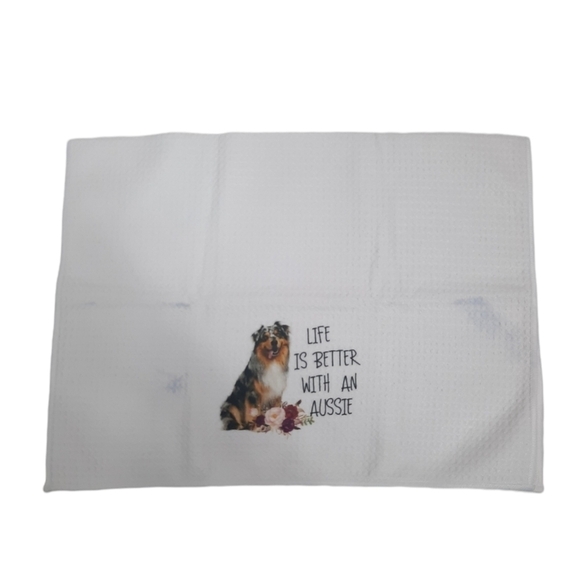 NEW Hand Towel Life‎ Is Better with an Aussie Defects Tea Towel Microfiber - Picture 2 of 7